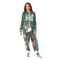 thumbnail image 2 of FORMRS Onesies Pajama for Adults Unisex Hoodie Winter Jumpsuit One Piece Sleepwear, Sizes S-2XL, Christmas Cat, 2 of 7