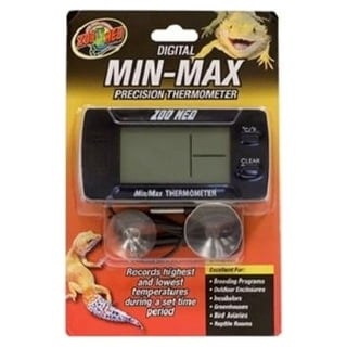 INKPET Reptile Terrarium Thermometer Hygrometer with Max/min  Record Digital Display for Bearded Dragon Tank Accessories Crested Gecko  Snake Leopard Gecko Tortoise Habitat Hermit Crab, TR-1A : Pet Supplies