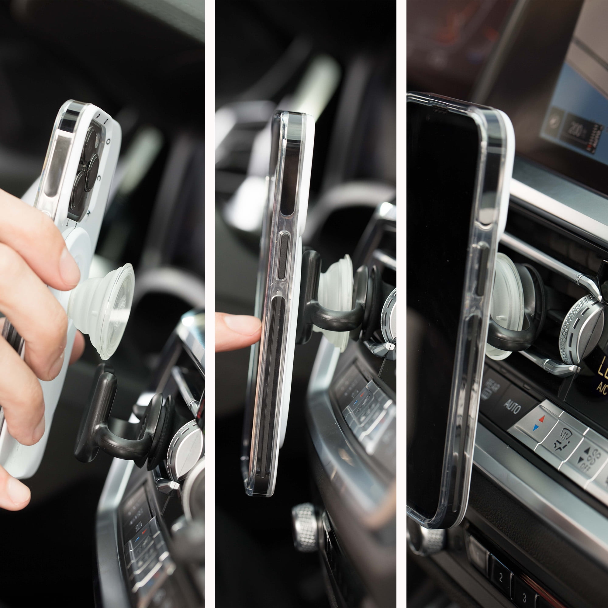 Supporto Per Auto PopSockets - Per Prese D'Aria, Non Adesivo, Con PopGrip Incluso, Per Smartphone - Foto 2