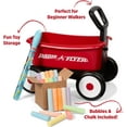 thumbnail image 6 of Radio Flyer My 1st Wagon 2-in-1 Walker & Pull Wagon with Bubbles and Chalk for Toddlers Ages 1-4, Red, 6 of 9