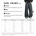 thumbnail image 6 of Mrmall Baggy Vintage Jeans for Men Wide Leg Jeans Y2K Hip Hop Skater Streetwear Denim Jeans, 6 of 6