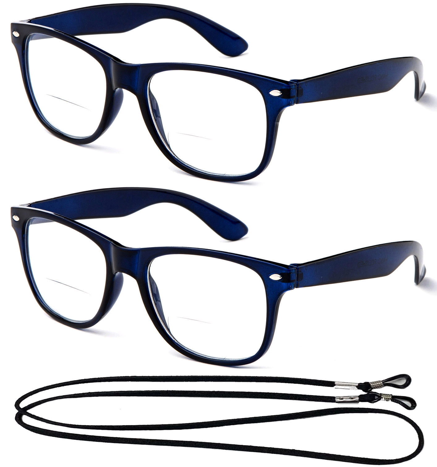 2 Pack Bifocal Oversize Large Vintage Style Comfortable Stylish Simple