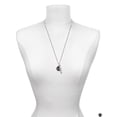 thumbnail image 3 of Delight Jewelry Silvertone Nurse Caduceus Seal - BSN Silvertone Fearless Bar Charm Necklace, 23", 3 of 4