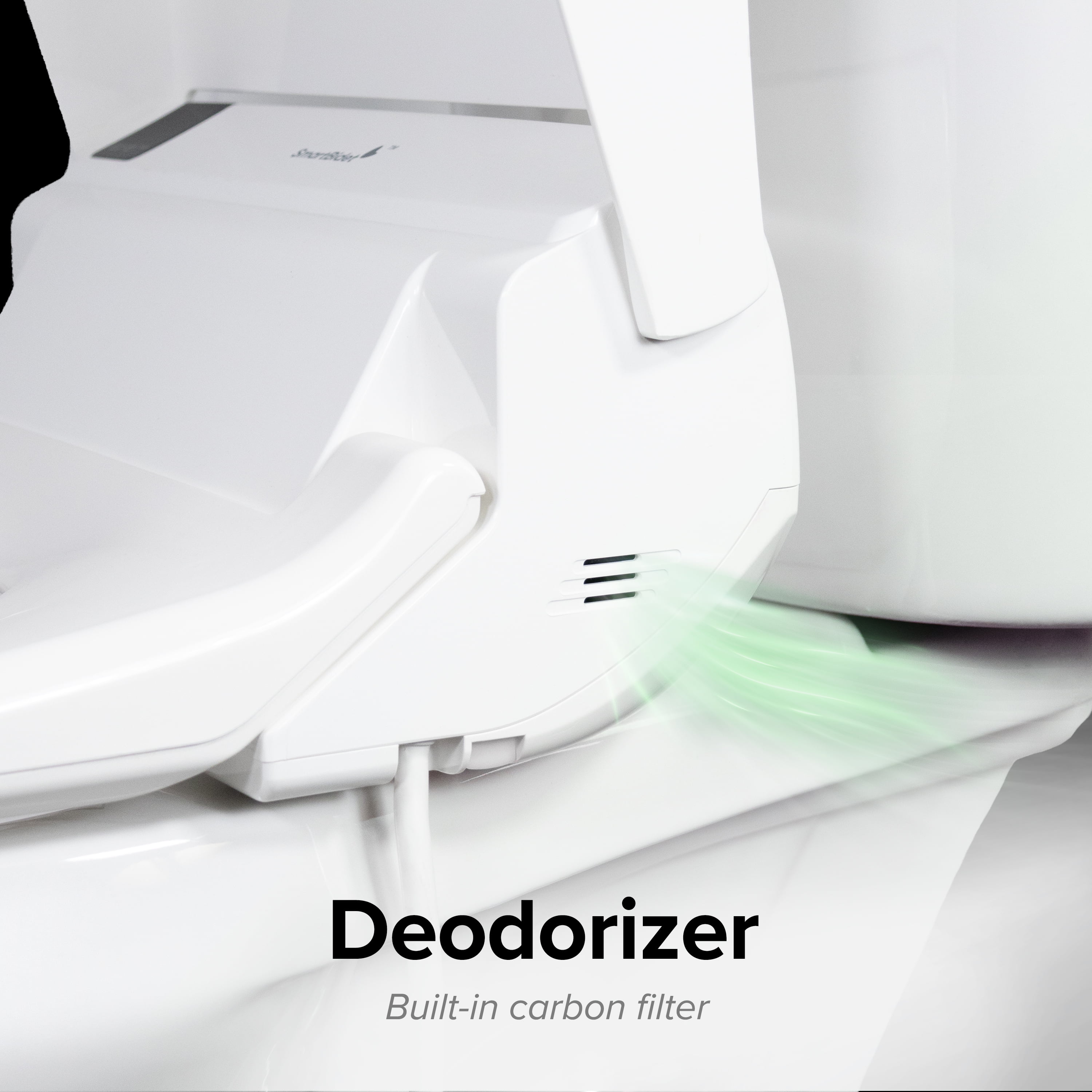 SmartBidet SB-3000 Elongated Electric Bidet Toilet Seat in White
