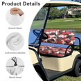 thumbnail image 6 of HUIACONG Red Camouflage Pattern Comfortable Car Seat Covers Full Set for Outdoor Golf Cart, Golf Cart Seat Covers 2 Piece Breathable, 6 of 7