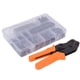 thumbnail image 1 of Juego de herramientas manuales para engarzar cables, alicates para engarzar virola de Terminal con terminales de 770 Uds., 1 of 9