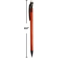 thumbnail image 4 of 0.7 mm Mechanical Pencil With Pocket Clip, Eraser Top and Translucent Barrel Refillable and Retractable Ideal for General Writing - (5 per Pack) (Pack of 2) - By Emraw, 4 of 4