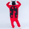 thumbnail image 6 of BiZtdJrK Flash Sales Fleece Pajamas for Unisex Cute Cartoon Animal Hooded Jumpsuits Casual Comfy One Piece Sleepwear Long Sleeve Overalls Red M, 6 of 9