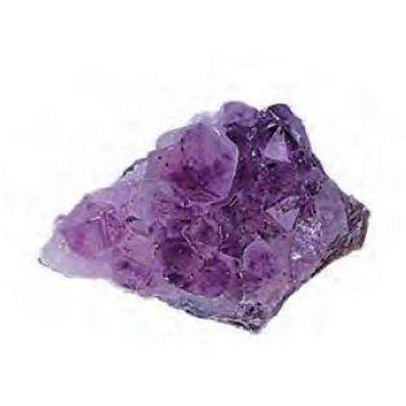 Amethyst Crystal Stone - 1 X Raw Amethyst Rock Small Stone Geode Cut 2 InchNICE PURPLE COLOR By Squire