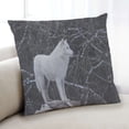 thumbnail image 1 of Ahgly Company Animals Wolf Indoor Throw Pillow, 18 inch by 18 inch, 1 of 6