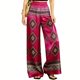 thumbnail image 1 of Pantalones Elásticos Estampados de Satén para Mujeres, Cintura Elástica con Bolsillos, Pantalones Casuales Elegantes para Vacaciones Y Fiesta, 1 of 8