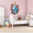 thumbnail image 3 of Cute Alice holding Rabbit Adventure Mad Hatter Cheshire Cat Alice in Wonderland Adventurous Creative Minimalist Cartoon Girls Boys Kid Room Design Nursery Fun Home Vinyl Decoration Size (26x28 inch), 3 of 4