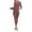 PP2, variant on Women's Reversible Double Brushed Thermal Underwear Set Long Sleeve Round Neck Slim Fit Base Layer For Cold Weather