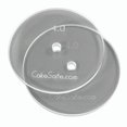 thumbnail image 1 of CAKESAFE â€“ 2-4â€ Clear Â¼â€ Acrylic Disks â€“ Perfect Icing Tool to Smooth the Buttercream on Your Cakes, 1 of 4