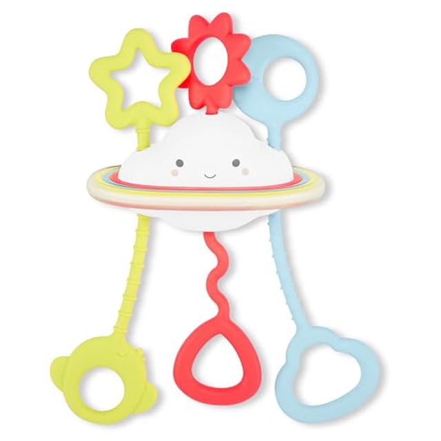 Skip Hop Pull & Play - Juguete sensorial para bebé, Forro Plateado