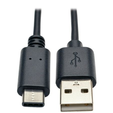 Tripp Lite 3ft USB 2.0 Hi-Speed Cable A Male to USB Type-C USB-C Male - USB for Ultrabook, Computer, Notebook - 60 MB/s - 3 ft - 1 x Type A Male USB