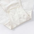 thumbnail image 5 of Thong Panties for Women Underwear French Thin Mesh Lace Panties Womens Sheer Low Waist Bikini Underpants Beige XL, 5 of 7