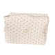 thumbnail image 1 of Bolsa de cosméticos acolchada coreana bolso de mano con cremallera estampado Floral portátil para viajes, 1 of 9