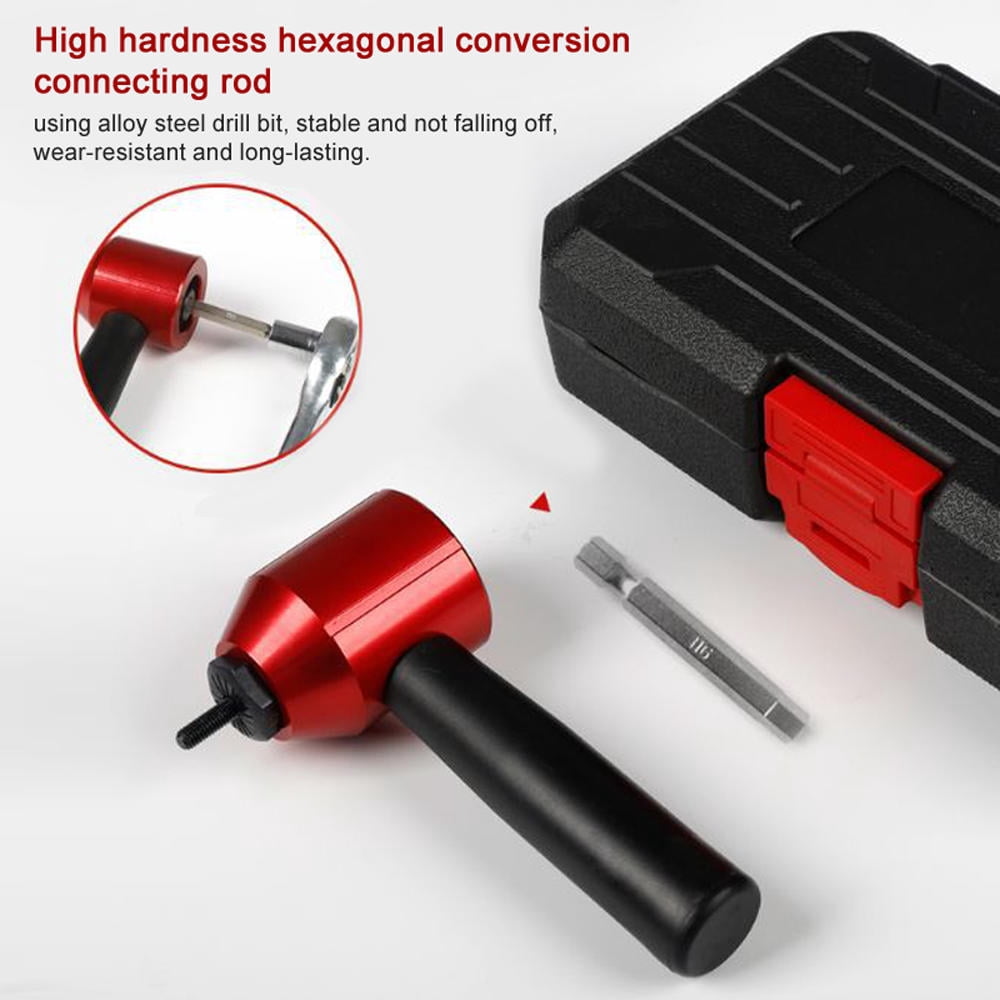 Rupoun Cordless Rivet Nut Converter Kit – 5‑Piece Metric M3‑M8 Drill Nut Adapter Set for Easy Nut Replacement & Long‑Lasting Performance