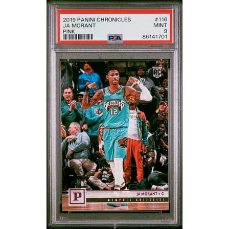 Graded 2019 Panini Chronicles Ja Morant #116 Pink Rookie RC Basketball Card PSA 9 Mint