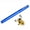 Blue, variant on Cheers.US Pen Fishing Rod Premium Mini Pocket Collapsible Fishing Pole Kit Telescopic Fishing Rod