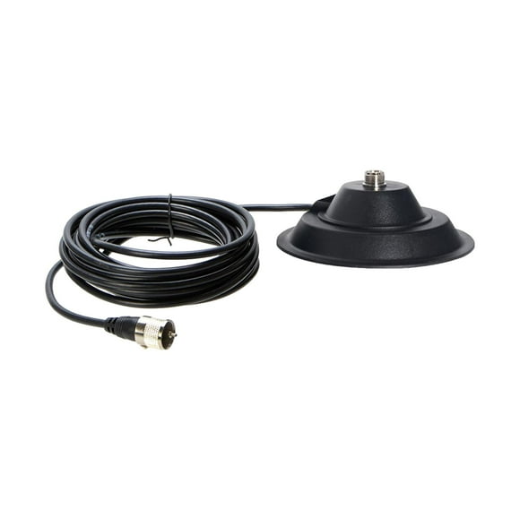 Base de montaje de antena,Base de montaje magnético con cable coaxial de 5 m,KT-7900D BJ-218 Base de montaje magnética negra,Base de montaje Cable coaxial RG58 Conector PL-259,Base de montaje