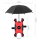 thumbnail image 2 of Soporte para teléfono celular de bicicleta con rotación de 360 ​​° y bloqueo de un solo toque con soporte para teléfono celular Parasol Rider (amarillo) JM, 2 of 5