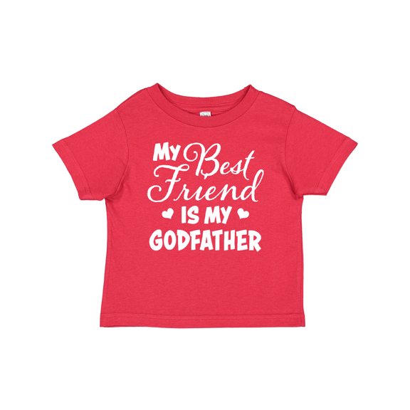 Inktastic My Best Friend is My Godfather with Hearts Boys or Girls Baby T-Shirt