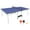 Blue, variant on 8ft Mid-Size Table Tennis Table,Foldable & Portable Ping Pong Table Set with Net,2 Table Tennis Paddles and 3 Balls for Indoor Games