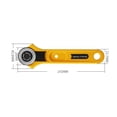 thumbnail image 3 of Snmubt Quilting Rotary Cutter Easily Save Knife Disc Button Multi-Function Application (A), 3 of 9