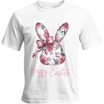 thumbnail image 1 of Camisetas casuales de manga corta con estampado de conejo de Pascua para hombre, 1 of 8