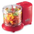 thumbnail image 1 of Salton Essentials Mini Electric Chopper 100W Red, 1 of 2