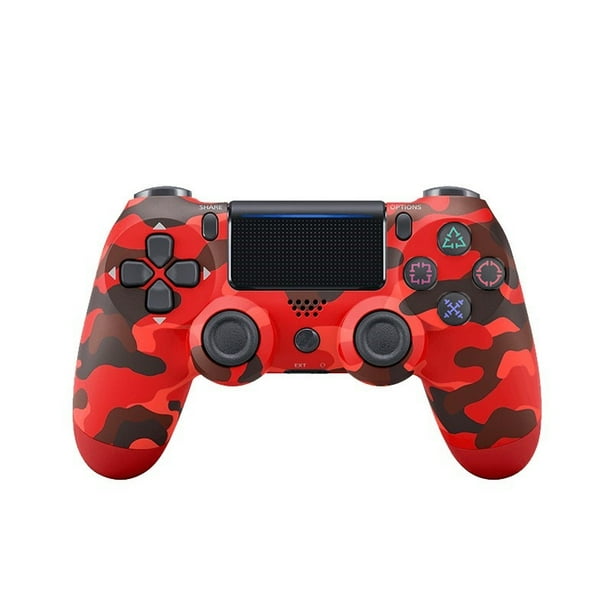Game Controller For Ps4 Vibration Compatible With Windows Pc Android Os Wireless Bluetooth Controller For Camouflage Red Walmart Com Walmart Com Game Controller For Ps4 Vibration Compatible With Windows Pc Android Os Wireless Bluetooth Controller For Camouflage Red Walmart Com Walmart Com