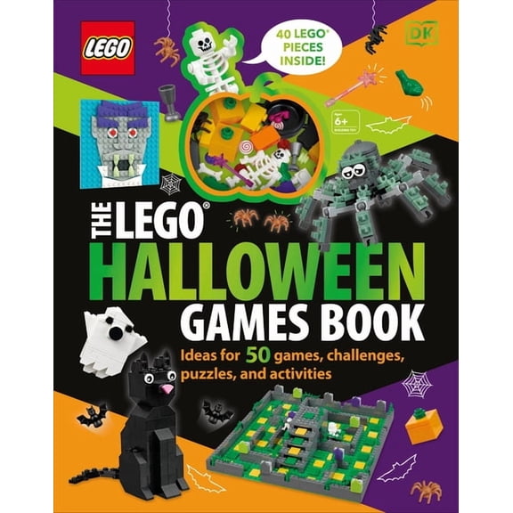 The Lego Halloween Games Book: Ideas for 50 Games, Challenges, Puzzles, and Activities, (Paperback)