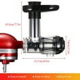 thumbnail image 2 of Baohd Accessoires pour Extracteur de Jus Réutilisables Pièces de Rechange pour Fruits Légumes Broyeur d'Aliments Outils de Cuisine Acier Inoxydable Noir, 2 of 8