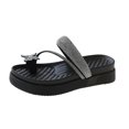 thumbnail image 3 of Chanclas de verano para mujer con lazo de diamantes de imitación para el hogar, cómodas y antideslizantes, 3 of 6