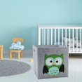 thumbnail image 4 of Papeles de almacenamiento apilable Bins Rectangular kids children room Toys Ropa Libros Organizador grande Cajas de almacenamiento Recipiente para j Búho Macarena Contenedor de cesta de almacenamiento, 4 of 8