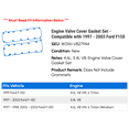 thumbnail image 2 of Engine Valve Cover Gasket Set - Compatible with 1997 - 2003 Ford F150 1998 1999 2000 2001 2002, 2 of 2