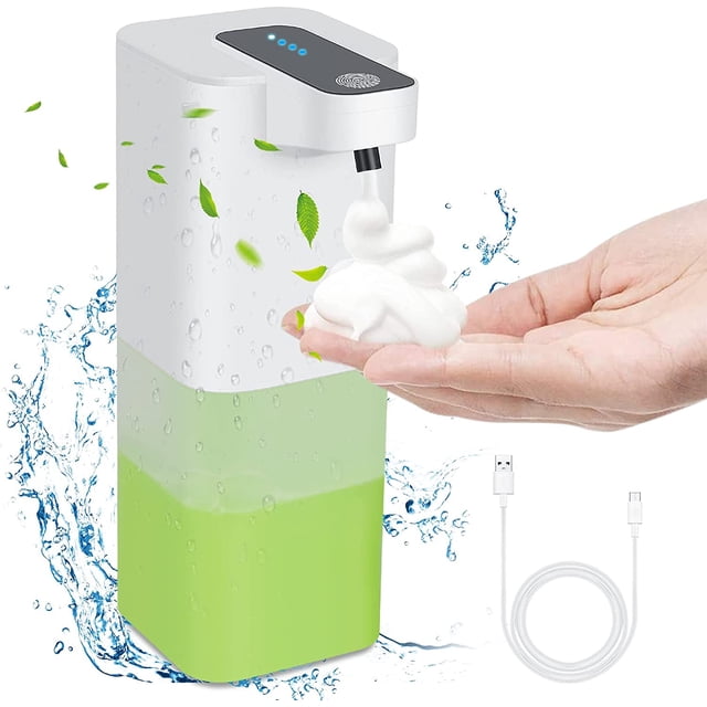 Automatic Soap Dispenser, Touchless Hand Sanitizer Dispenser, 4 Adjustable Speeds, Usb Rechargeable Fast Foaming Speed