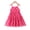 Rose Red, variant on 4T Baby Girls Dress 5T Girls Sleeveless Dress Butterfly Print Toddler Girls Summer Floral Dress Suspender Dress Purple