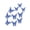 Blue, variant on Kiplyki 12pcs Butterfly Decal Wall Stickers Home Decorations 3D Butterfly Rainbow