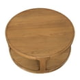 thumbnail image 5 of My Texas House Haven Round Coffee Table with Warm Brown Finish, 5 of 8