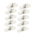 thumbnail image 2 of 10 tornillos con forma de mariposa para kit de sellado de ventanas de aire acondicionado, tornillos y tuercas de ajuste, reemplazo de sellos, kit de, 2 of 8