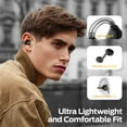 thumbnail image 4 of Monster Open Ear Headphones, Bluetooth Earbuds, HiFi high sound quality, ENC noise canceling, Clip On Earbuds for Running, Walking, Workout (Black), 4 of 8