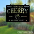 thumbnail image 3 of Craftnamesign Custom Cherry Farm Name Sign Metal Outdoor, Custom Outdoor Vegetable Farm Name Sign, 3 of 4