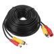 thumbnail image 1 of Cable de extensión de video RCA DC para automóvil, 16.4FT/5M, cable de video RCA y alimentación DC 2 en 1 para cámara de vigilancia trasera y monitor CCTV, 1 of 6