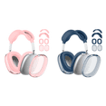 thumbnail image 1 of Funda Transparente 4 en 1  Almohadillas para Los Oídos Diadema AirPods Max() Color Rosa, 1 of 6