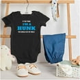 thumbnail image 3 of Hunky Like My Uncle Funny Nephew Bodysuit Jumper Boys Infant Baby Brisco Brands NB, 3 of 6