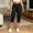 Black, variant on Drovellove Women's Plus Size Yoga Capris – High Waisted Elastic Waist Stretch Pants for Workout, Lounge, or Casual Outings