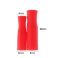 thumbnail image 3 of 10/20pcs Bar Reusable stainless steel Teeth Protector Straw sleeve straws cap drinking straw silicone cover 8MM-20PCS, 3 of 8